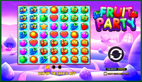Fruit Party slot in the Prestige Casino lobby